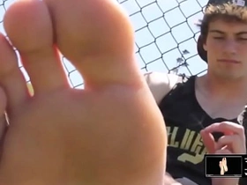 Erza's basketball paws - www.toepassion.com indonesia gay porn sex