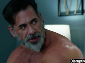 Young gay boy massages then has intercourse with older step daddy gay porn chinese tryst