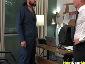 Plainly employee fucks gay big cheese in office leo taiwan gay porn