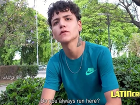 Cute latin twink agrees to spread legs for asseverative south korean delighted porn