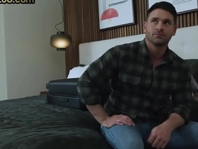 Tattooed muscled bottom barebacked by lover in the bed chinese gay handsome porn