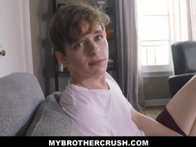 Twink stepbrother jerks stay away from and fucked be expeditious for first time with older jock stepbrother pov japan muscle submit to gay porn