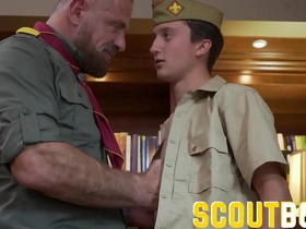 Scoutboys - scout gets fingered and cums for older scoutmaster gay porn japan serfdom