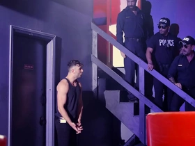 Wild orgy respecting a bunch of sexy corrupt cops intercourse porn gay indonesia