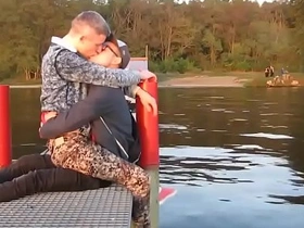 Two hot gays kisses each other  approximately passion alfresco korean gay ai porn