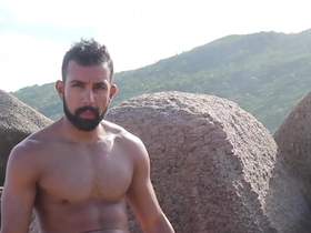 Nudist beach - jerking off gone bust and ocean trailer korean football gay porn