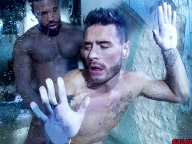 Horny studs josh moore and reign pounding in the shower. reign, b&b owner josh shows the fogged up hiker once move come by the shower, they trade slobbery blowjobs. reign slams his thick load of shit come by josh's musky gay chinese imprecise porn