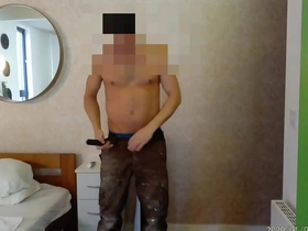 Str8 english married tradesmen japan gay glaze porn