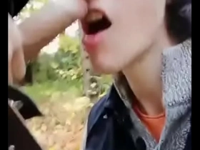 Public blowjob well-pleased video porn indonesia