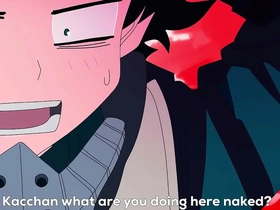 Midoriya gives roughly his ass to his straight friend bakugo gay porn hot boys