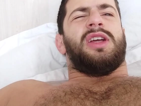 In bed connected with a hairy hunk - morning wood hard performed cock - musky ripe pits and bedsheets japan gay porn torrent