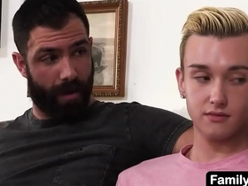 His stepdad understands the stepson attraction involving older guys, so he invites him involving join in on a nasty threesome with the older guy next door korean gay porn muscle