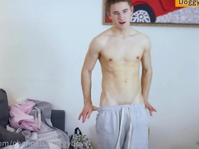 Gorgeous boy mariano basso swinging that boy meat around hot sauna jubilant porn