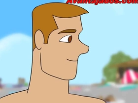 Desenho na praia fazendo um sexo blithe hot japanese hunk blithe porn