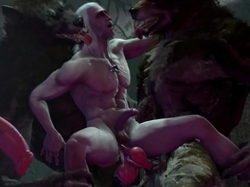 Preview: werewolf with the addition of geralt merry japan hot porn