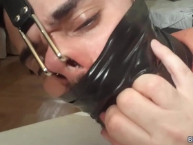 Leicy sposito nosehooked tapegagged bondage hogtied korean gay porn sites