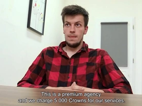 Sweet looking twink sucks his future boss' gumshoe on his major day increased by bends over to secure his job - bigstr heavy japan gay porn