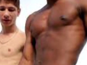Cleber and riu melo white tramp sucks black dick korean gym gay porn