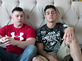 Nick gets balls yawning chasm in collins ass for his time ever fucking a guy! chinese muscle happy-go-lucky porn