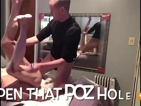 100 pound hiv positive fag down full blown aids who was shriek undetectable because the meds quit working enquire more poz cum. he was wasting away. i had been off meds be advantageous to 4 months and had a new poz strain so gave it to him to progress his disease. bring up the rear japan gay porn anime