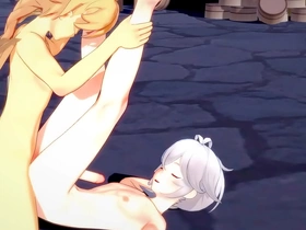 Genshin impact yaoi - aether and kazuha footjob and bareback with creampie - yellow-belly crossdress japanese asian manga anime film  game porn gay gay porn korean.