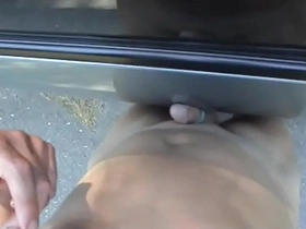 Cumming on top of a car japan muscle hunk gay porn