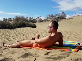 Public handjob just about the dunes of gran canaria korean gay ai porn
