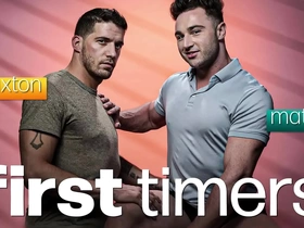 First timers michael boston, ty roderick hot hairy men delighted porn