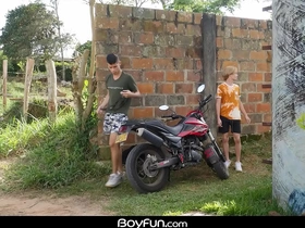 Outdoor latino twink bareback fucking porn gay korean