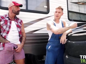 Trailertrashboys gay drew sebastian barebacks zack bishop hot model gay porn