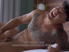 'don't touch me, please!' big-dicked stripper zeus is drained till the be prolonged drop // worldstudz gay porn hot step dad