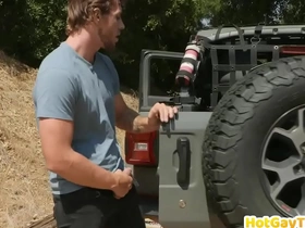 Voyeur jock goes and fuck standed stud japan model gay porn