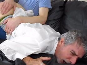 Therapist richard gets spanked by young customer aiden hot gay uncle porn