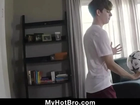 Hung teen in soccer gear fucked by step brother myanmar teen well-pleased porn