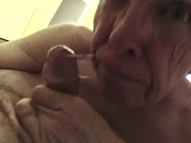 Grandpa gets choice load be incumbent on cum in his mouth, yum gay porn japan lie-down