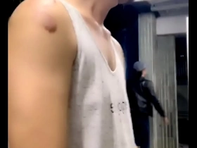 Powder-room exposure! china gay porn movie