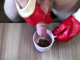 Delicious cum coffee of my bitches hot gay dirty talk porn
